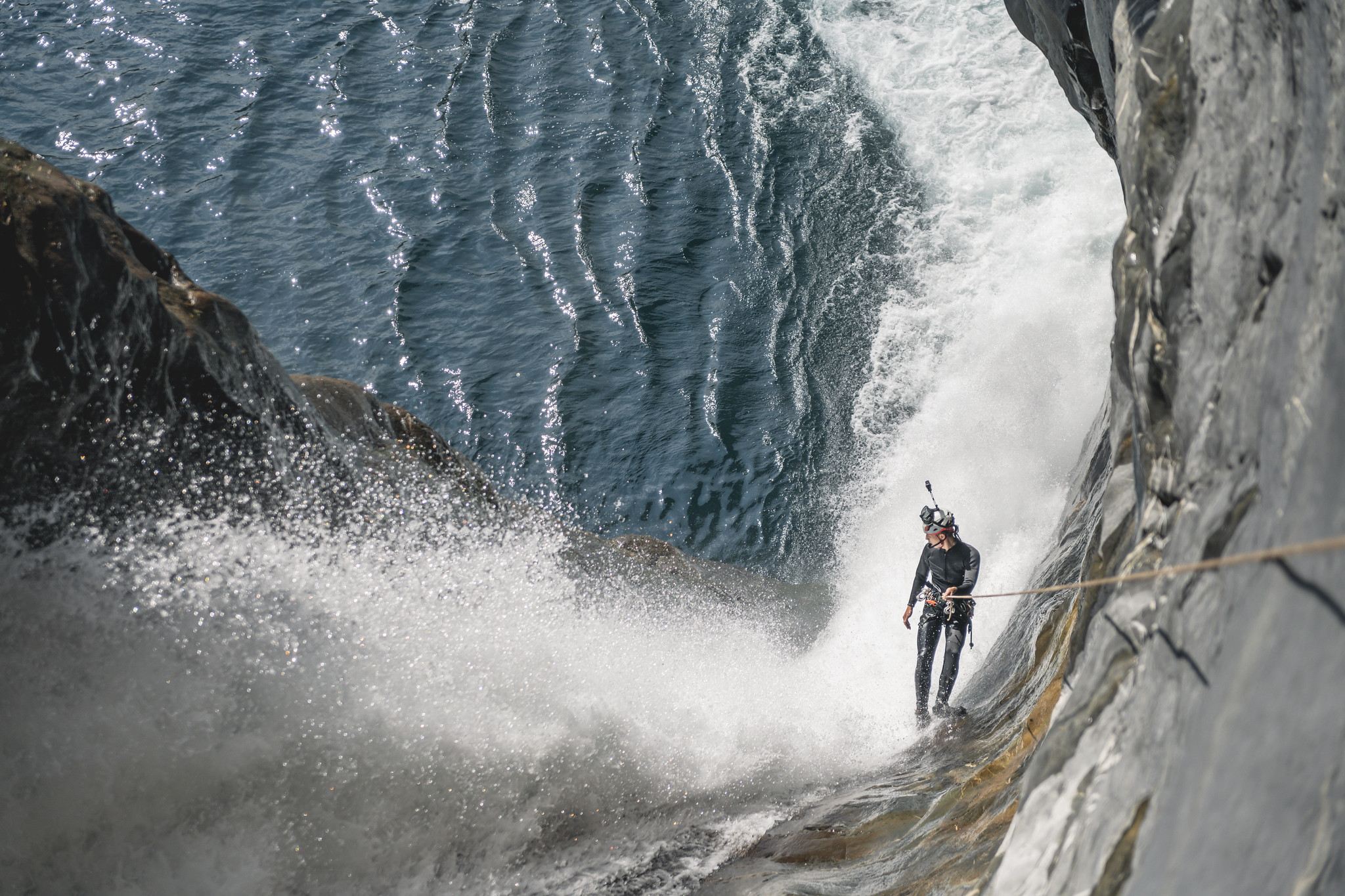標準垂降 - 從上往下